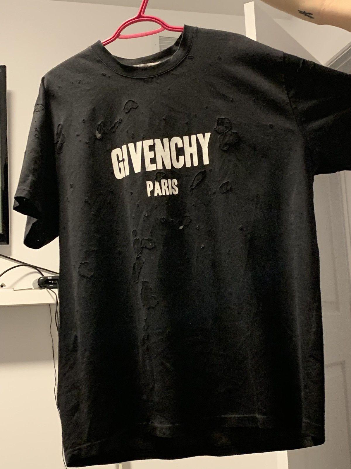 Givenchy Lrg Givenchy Distressed | Grailed