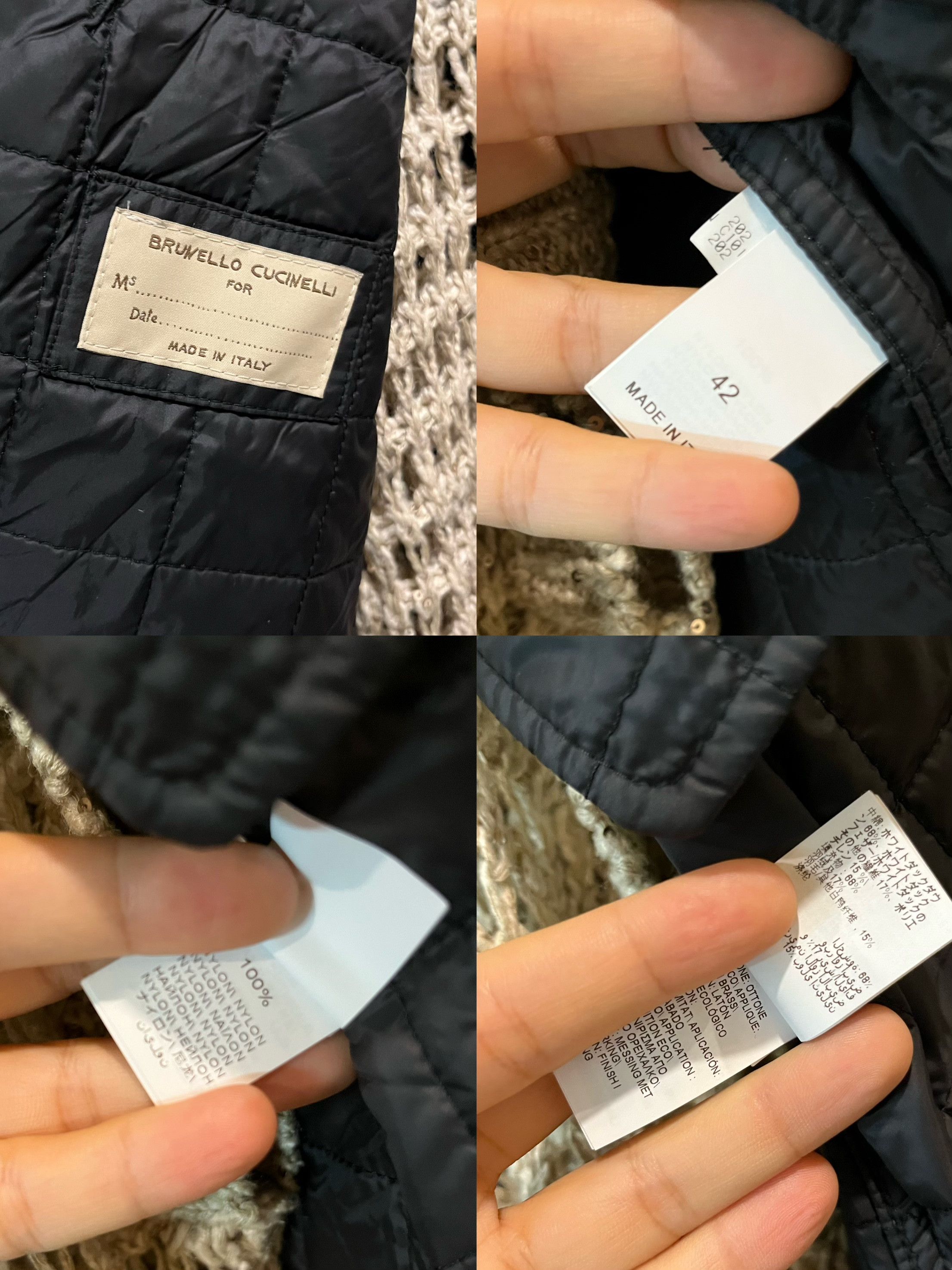 Brunello Cucinelli Brunello Cucinelli Quilted Cotton Short Jacket Size US M / EU 48-50 / 2 - 7 Thumbnail