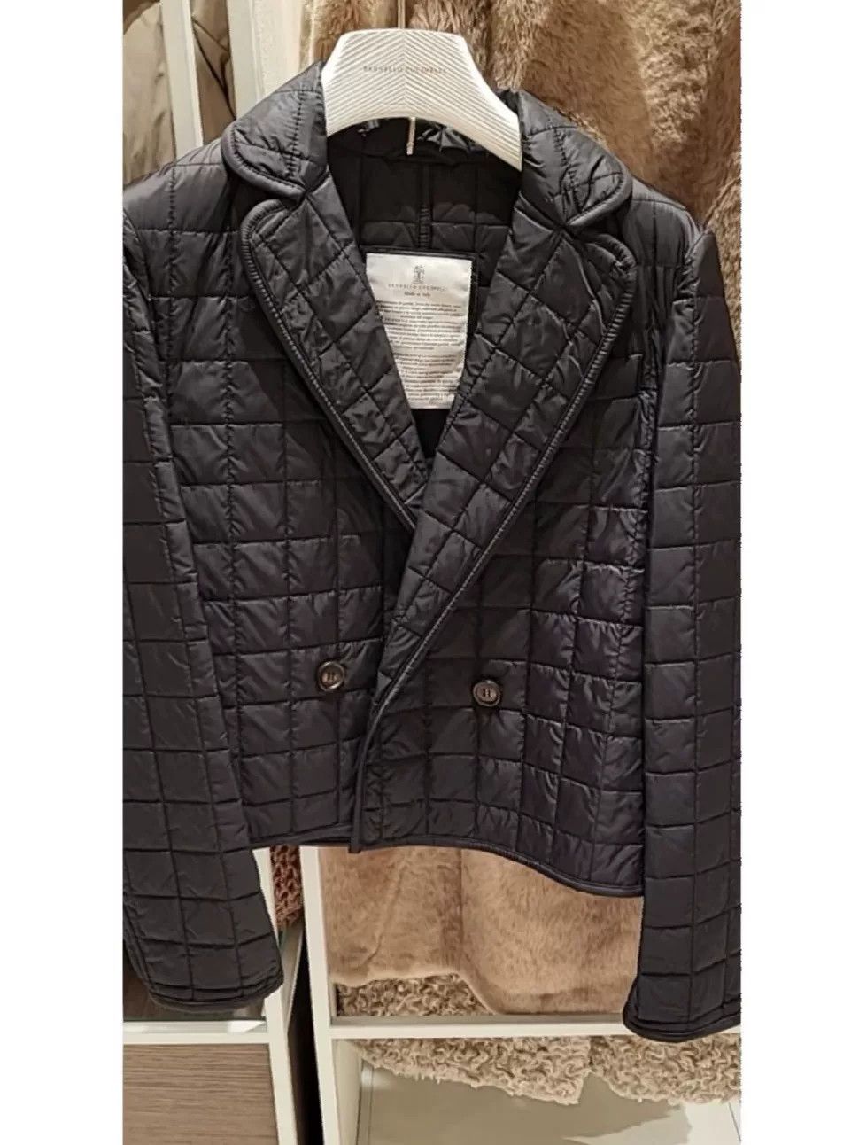 Brunello Cucinelli Brunello Cucinelli Quilted Cotton Short Jacket Size US M / EU 48-50 / 2 - 5 Thumbnail