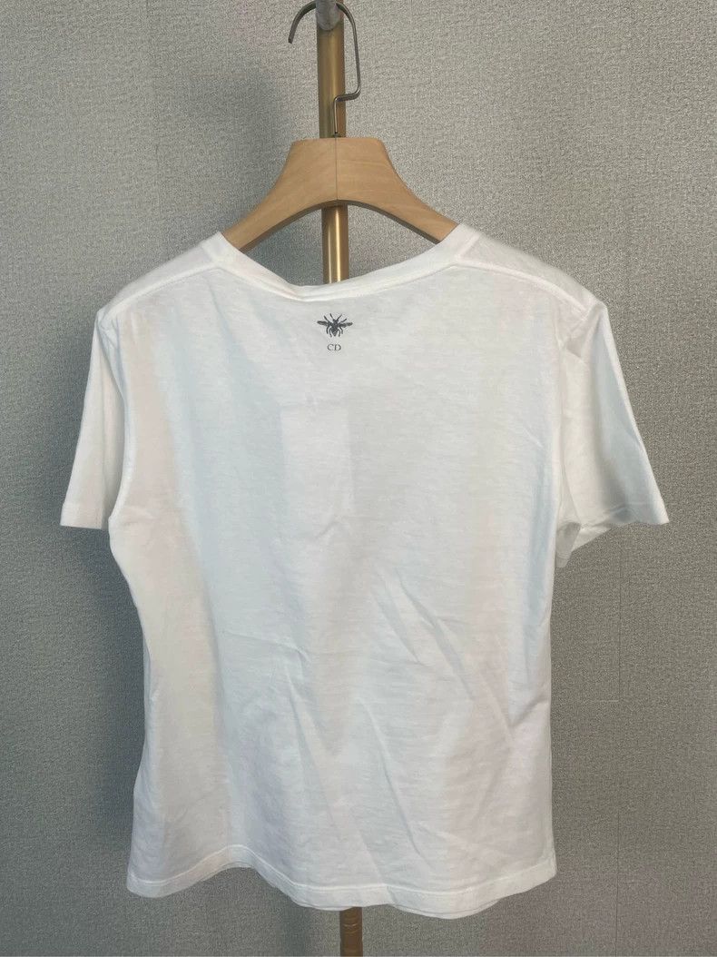 Dior Dior Butterfly Print White T-Shirt Size US S / EU 44-46 / 1 - 2 Thumbnail