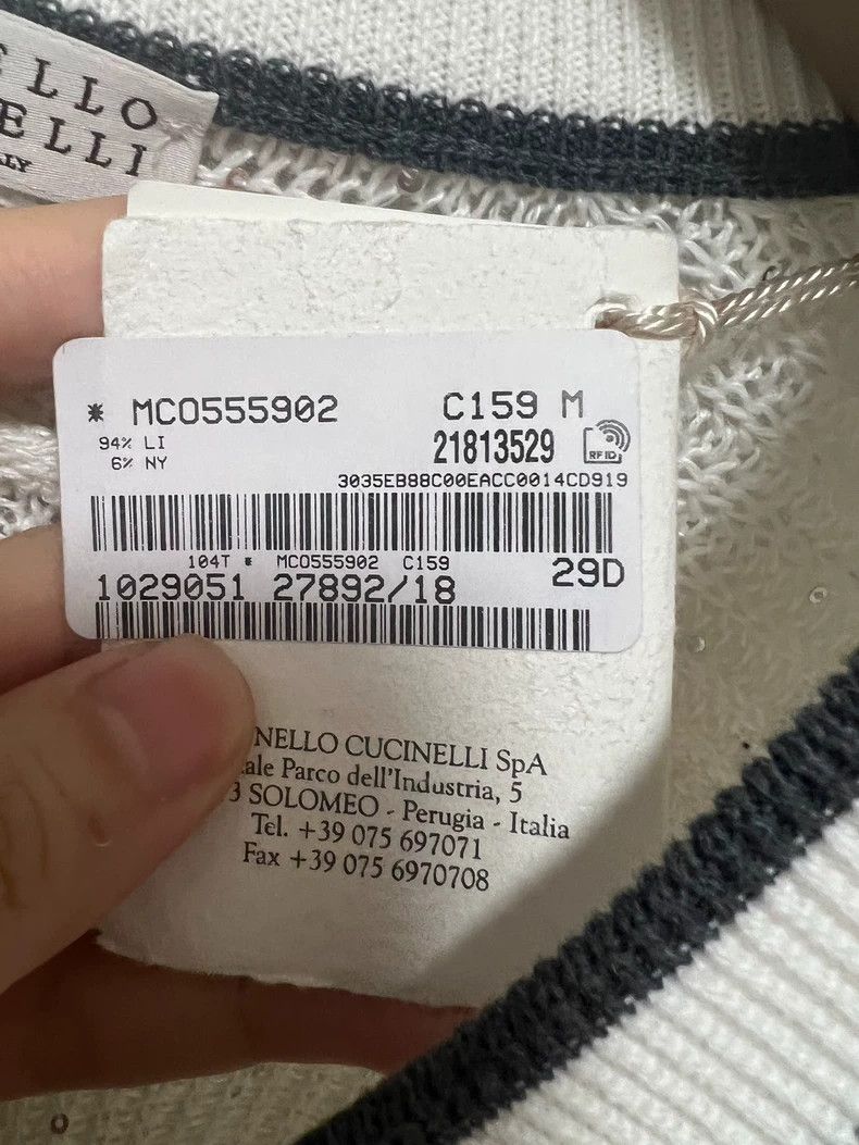 Brunello Cucinelli Brunello Cucinelli Sequin Sweater Size US M / EU 48-50 / 2 - 4 Thumbnail
