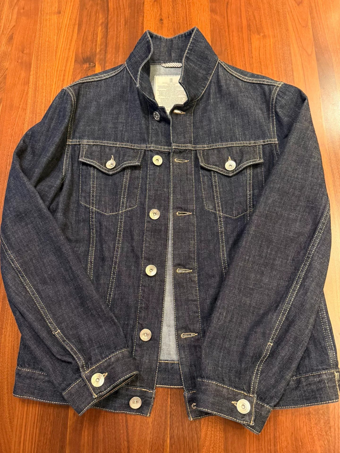 Brunello Cucinelli Brunello Cucinelli Denim Jacket Size US M / EU 48-50 / 2 - 2 Thumbnail