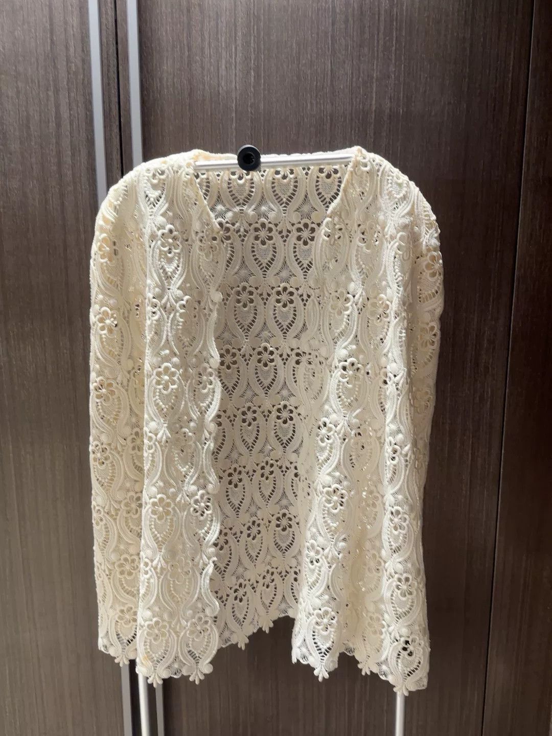 Valentino Valentino Beige Cape Dress Two-Piece Size US M / EU 48-50 / 2 - 6 Thumbnail