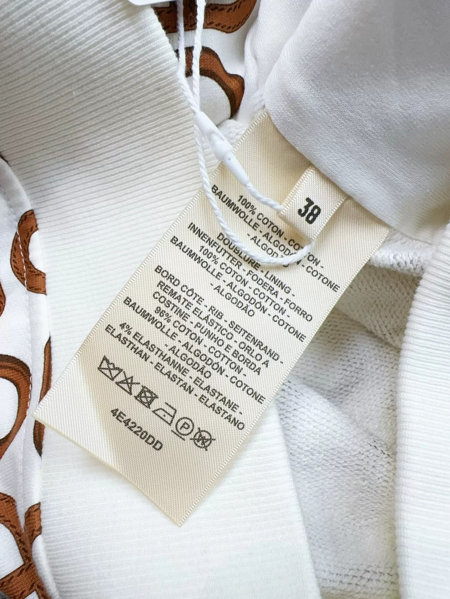 Hermes Hermes Logo Print White Jacket Size US M / EU 48-50 / 2 - 8 Thumbnail