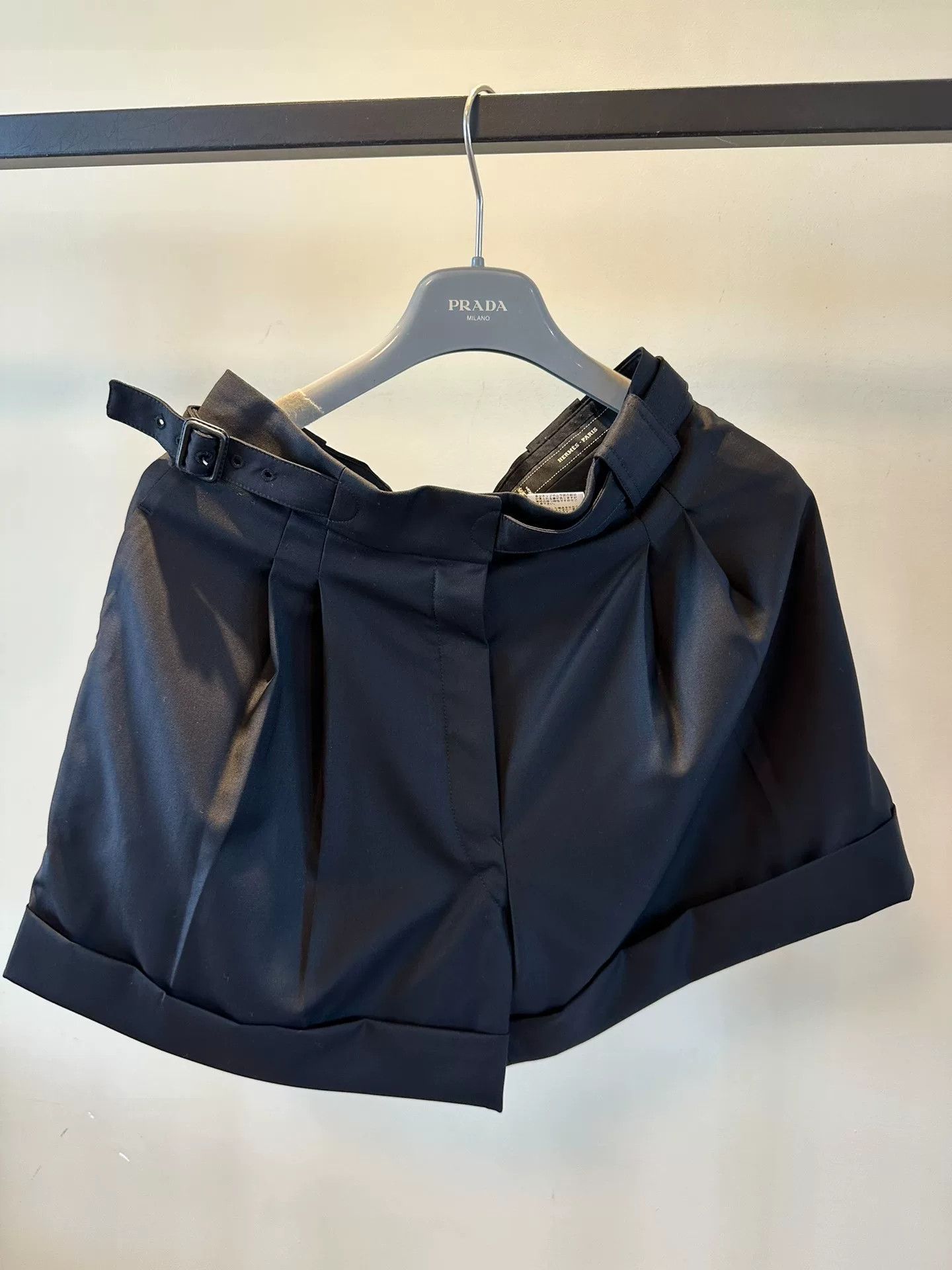Hermes Hermes Black Belted Casual Shorts Size US 38 / EU 54 - 2 Thumbnail