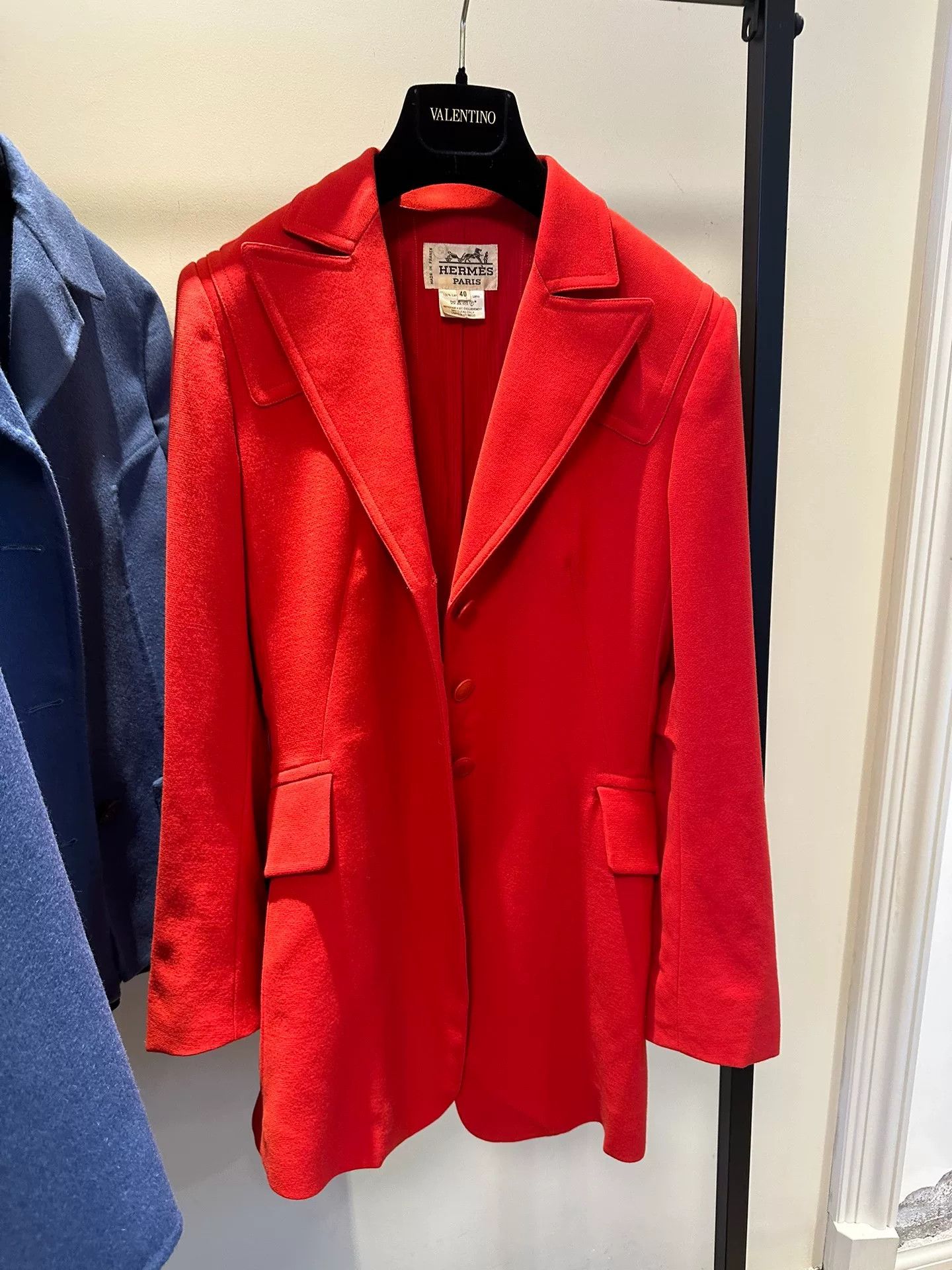Hermes Hermès Red Wool Coat Size 40 Size US M / EU 48-50 / 2 - 2 Thumbnail