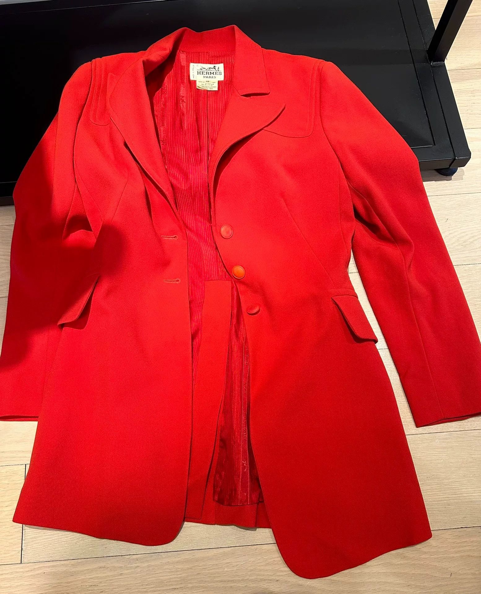 Hermes Hermès Red Wool Coat Size 40 Size US M / EU 48-50 / 2 - 5 Thumbnail