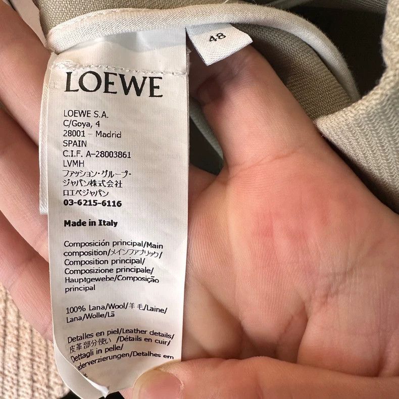 Loewe Loewe Paneled Pocket Wool Jacket Size US M / EU 48-50 / 2 - 5 Thumbnail