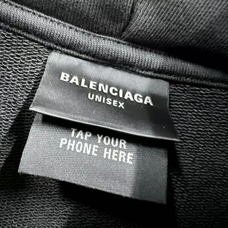 Balenciaga Balenciaga Embroidered Logo Zip Hoodie Size US L / EU 52-54 / 3 - 3 Thumbnail