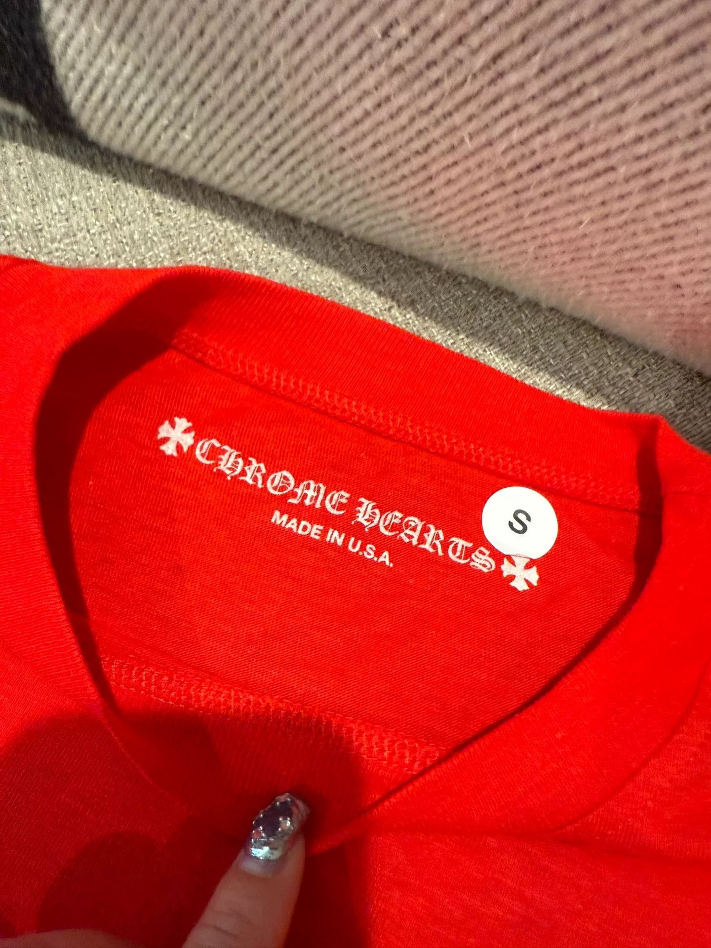 Chrome Hearts Chrome Hearts Red 33 Long Sleeve T-Shirt Size US S / EU 44-46 / 1 - 3 Thumbnail
