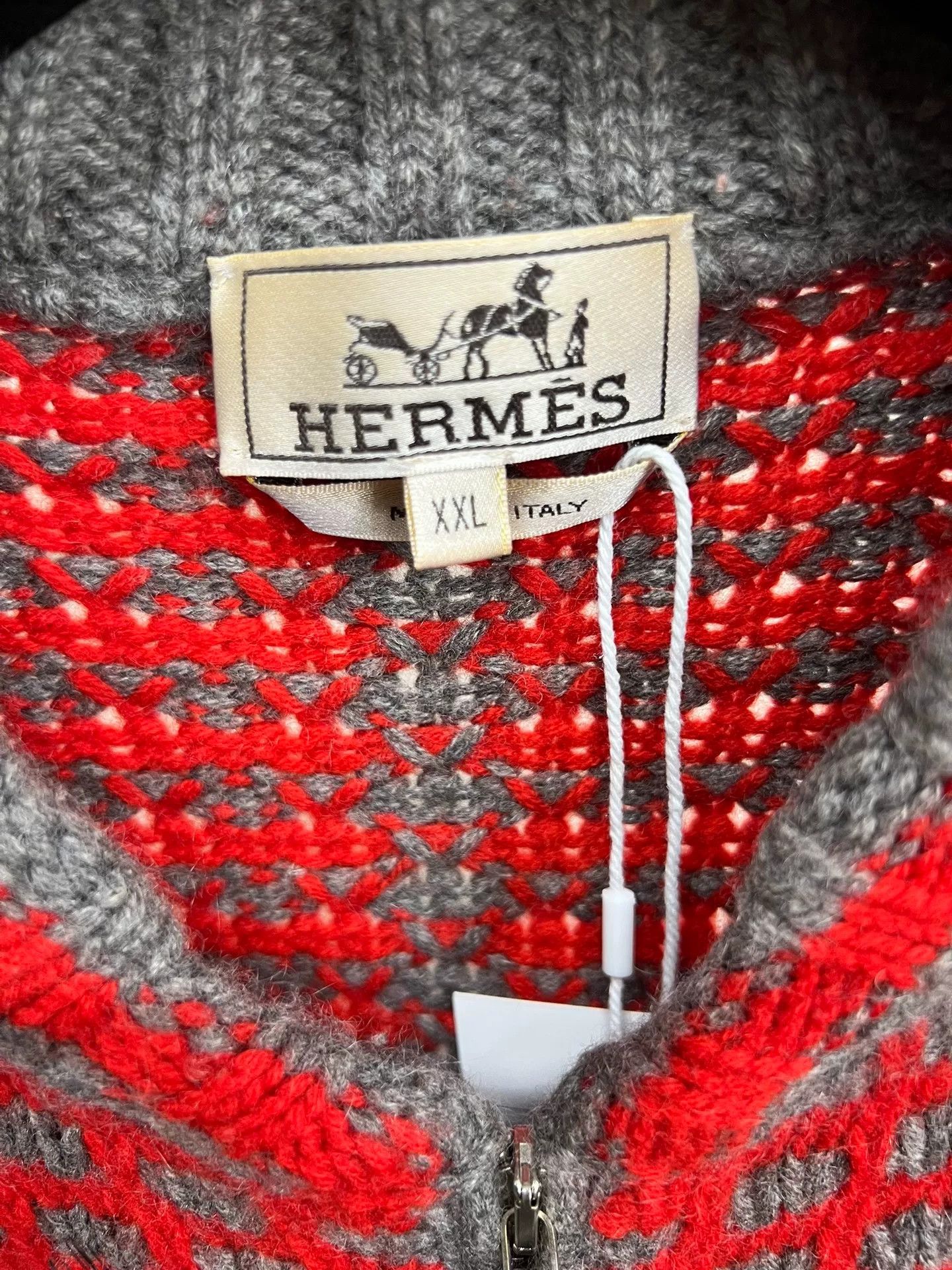 Hermes Hermes Cashmere Knit Zip Jacket XXL Size US XXL / EU 58 / 5 - 3 Thumbnail