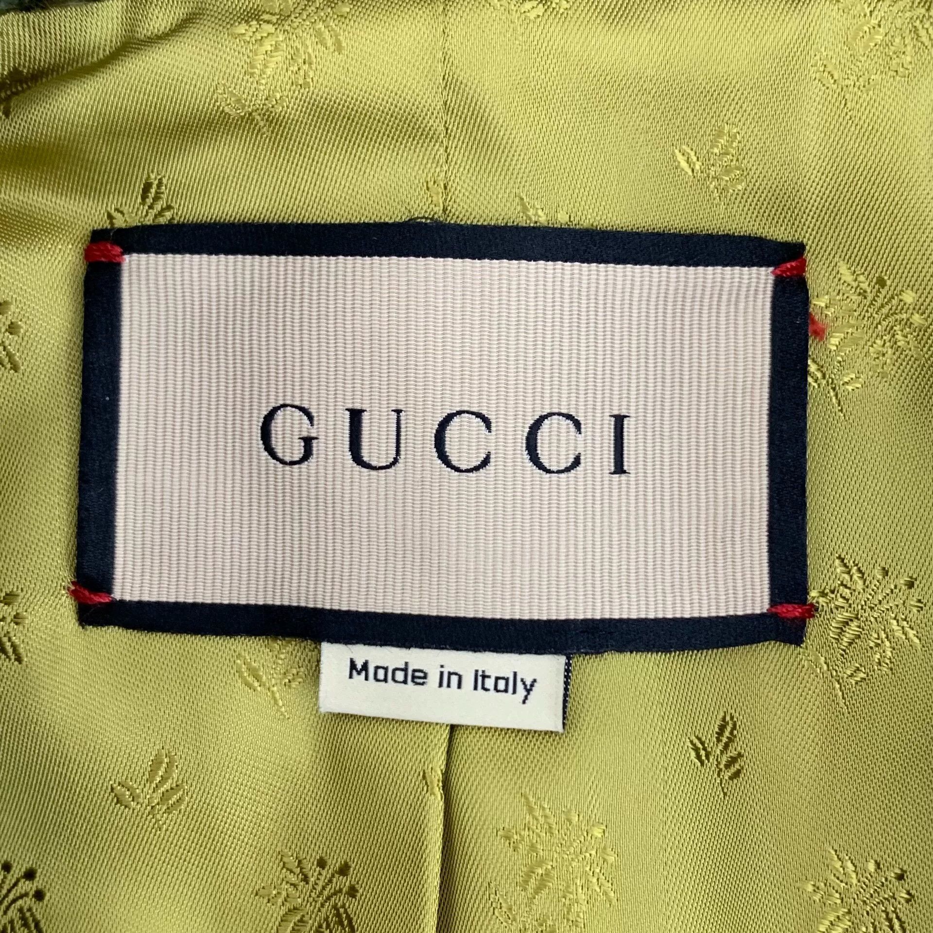 Gucci Gucci Green Wool Tweed Jacket Size US XS / EU 42 / 0 - 5 Thumbnail
