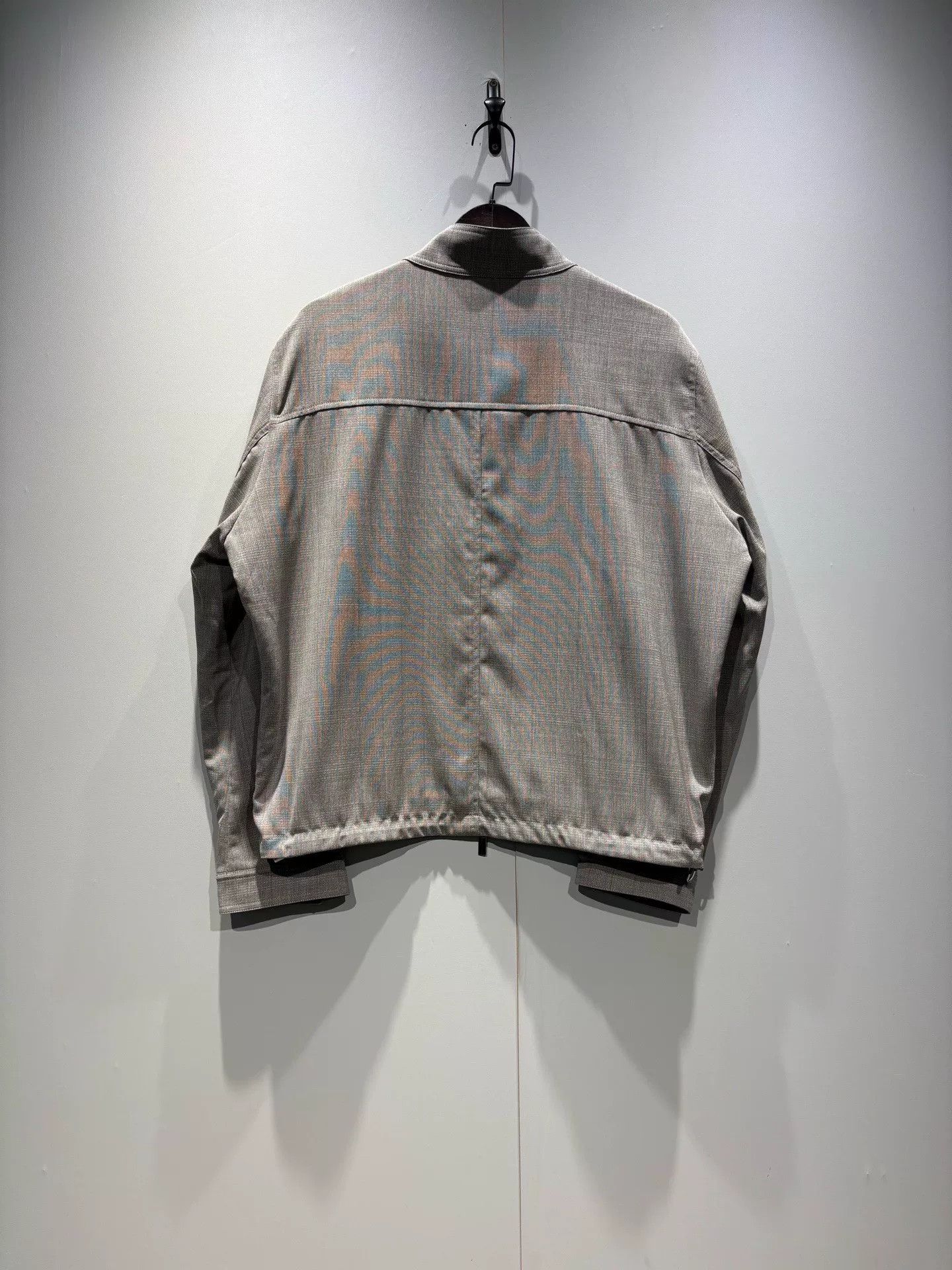 Dior Dior Gray Plaid Wool Jacket Coat Size US L / EU 52-54 / 3 - 2 Thumbnail
