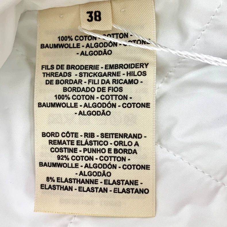 Hermes Hermes White Embroidered Cotton Jacket Size M / US 6-8 / IT 42-44 - 6 Thumbnail