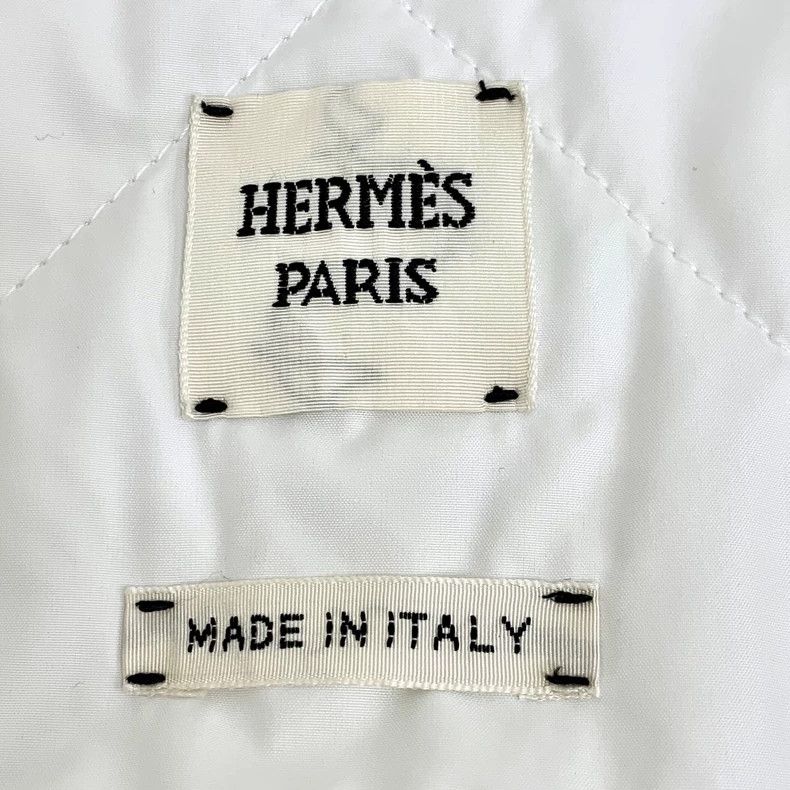Hermes Hermes White Embroidered Cotton Jacket Size M / US 6-8 / IT 42-44 - 5 Thumbnail
