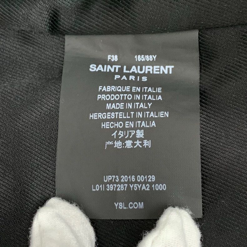 Yves Saint Laurent Yves Saint Laurent Black Leather Jacket Size US S / EU 44-46 / 1 - 6 Thumbnail