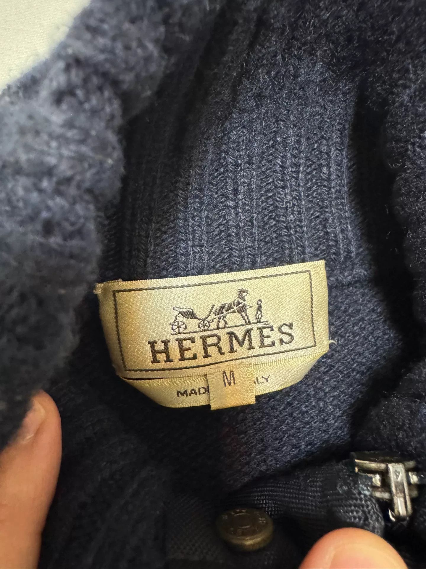 Hermes Hermes Wool Yak Blend Sweater Coat Size US M / EU 48-50 / 2 - 7 Thumbnail