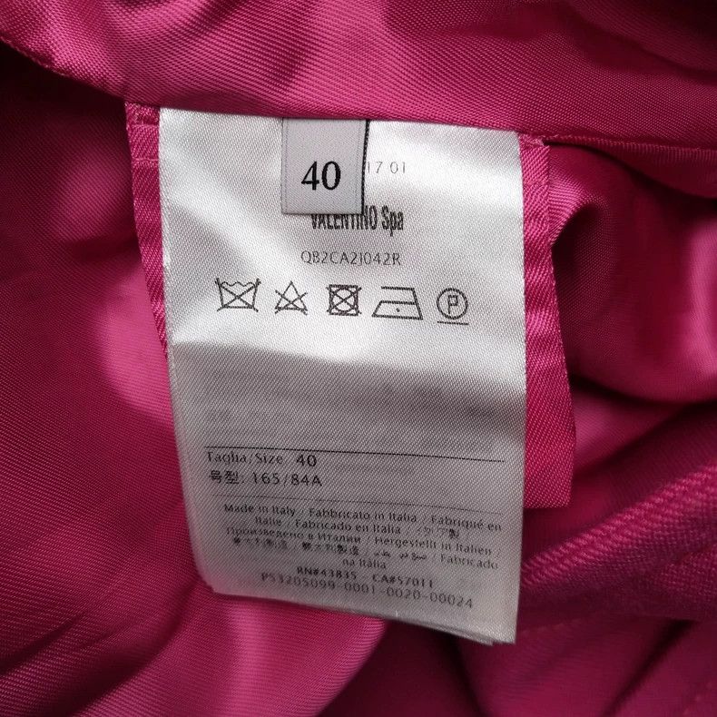 Valentino Valentino Wool Blend Solid Color Long Coat Size US S / EU 44-46 / 1 - 5 Thumbnail