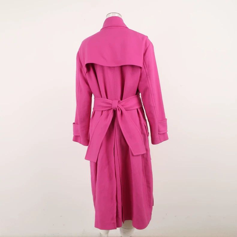 Valentino Valentino Wool Blend Solid Color Long Coat Size US S / EU 44-46 / 1 - 2 Thumbnail