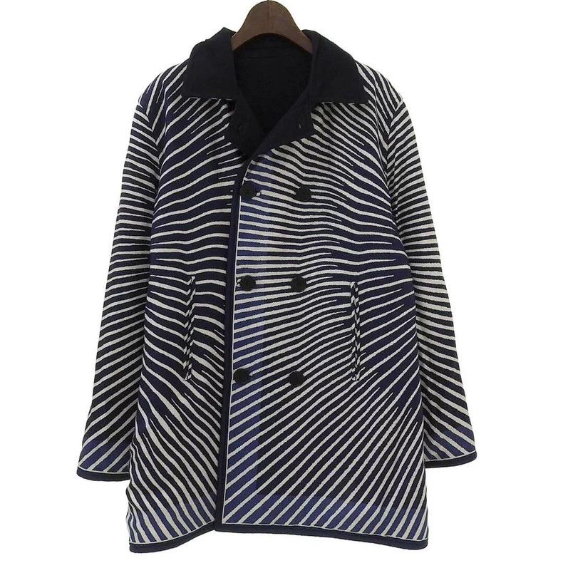 Maison Margiela Hermes Margiela Wool Silk Coat Size US XS / EU 42 / 0 - 3 Thumbnail