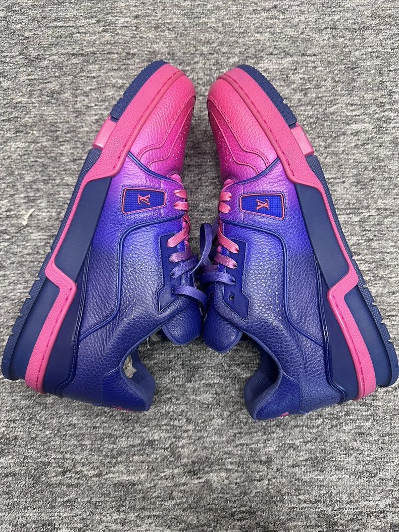 Louis Vuitton LV Blue Pink Gradient Sneakers US8 Size US 8 / EU 41 - 3 Thumbnail