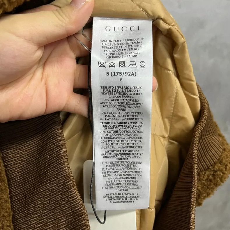 Gucci Gucci Brown Paneled Zip Jacket Size US S / EU 44-46 / 1 - 3 Thumbnail
