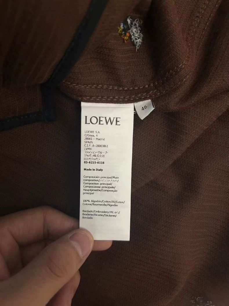 Loewe Loewe Artist collaboration pearl chicken embroidery shirt jacket Size US L / EU 52-54 / 3 - 3 Thumbnail