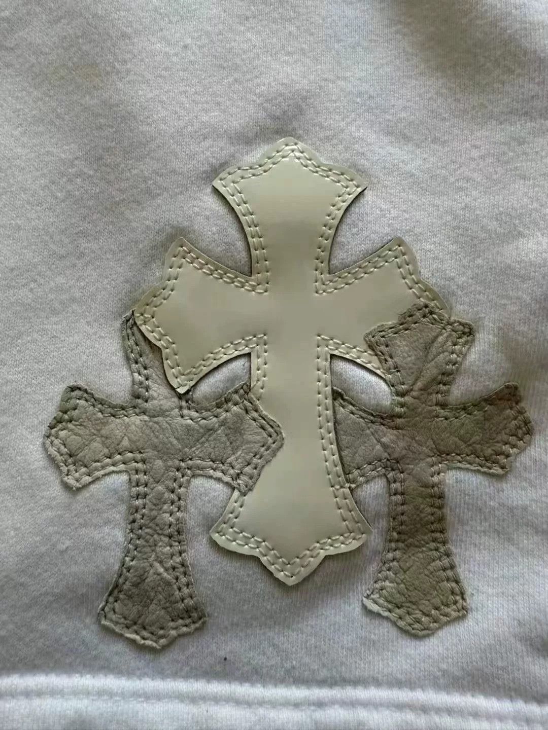 Chrome Hearts Chrome Hearts White Cross Patch Shorts Size US 37 - 3 Thumbnail