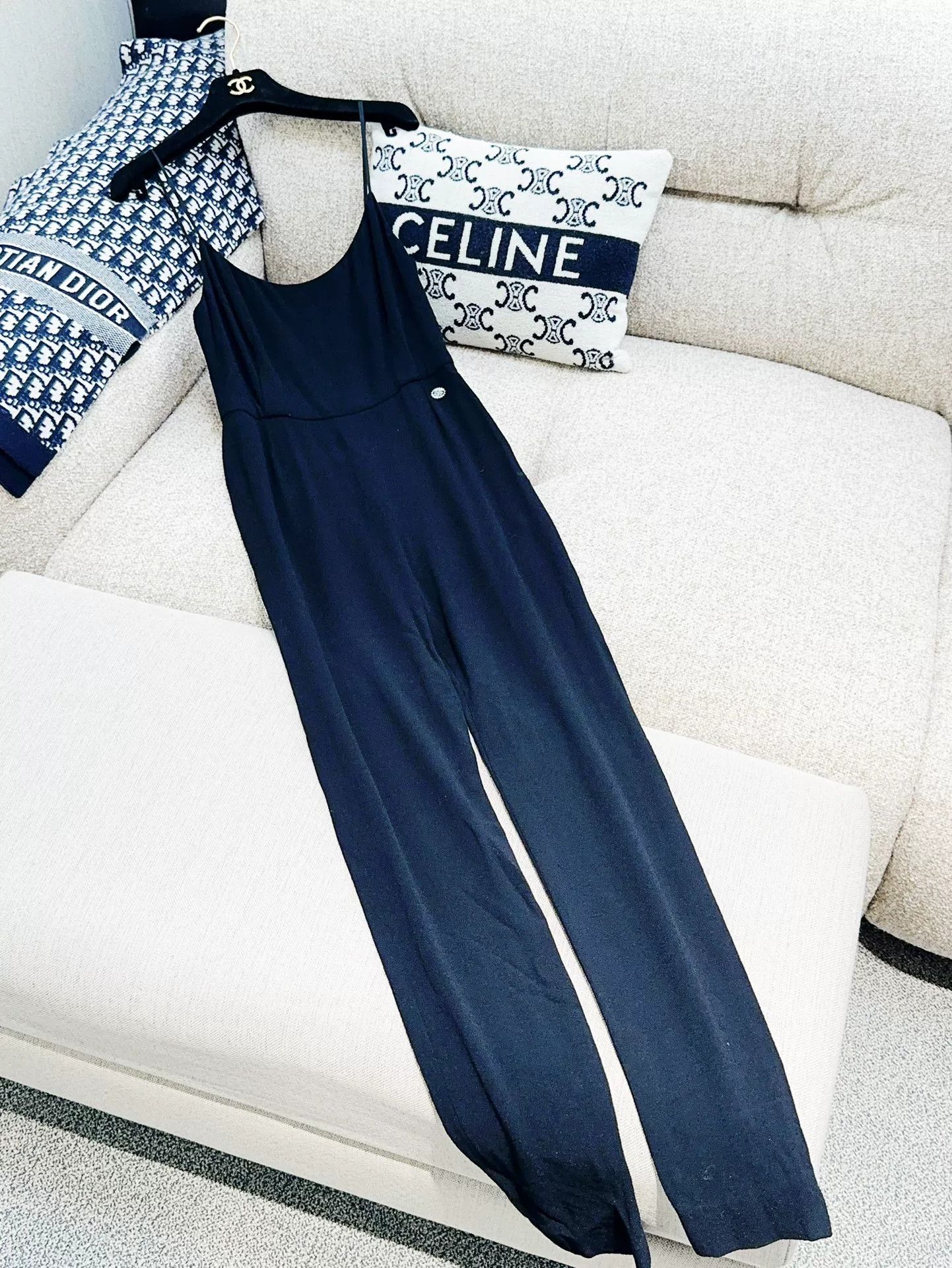 Chanel Chanel Black Sling Jumpsuit Size 38 Size US 38 / EU 54 - 3 Thumbnail