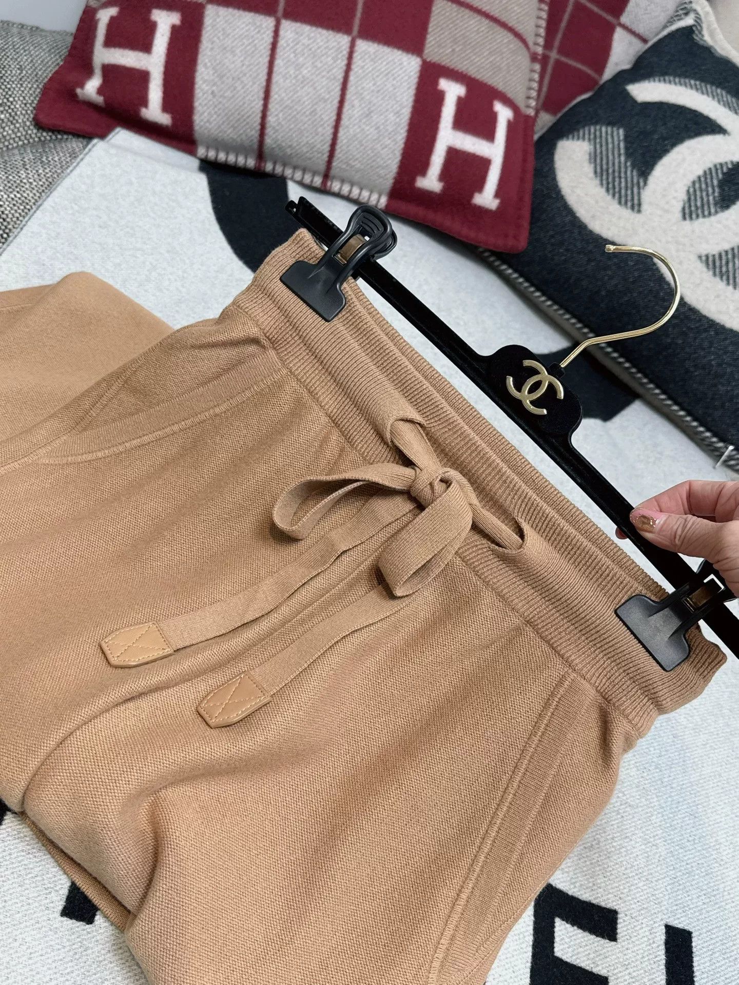 Loro Piana Loro Piana Caramel Knit Drawstring Casual Pants Size US 36 / EU 52 - 8 Thumbnail