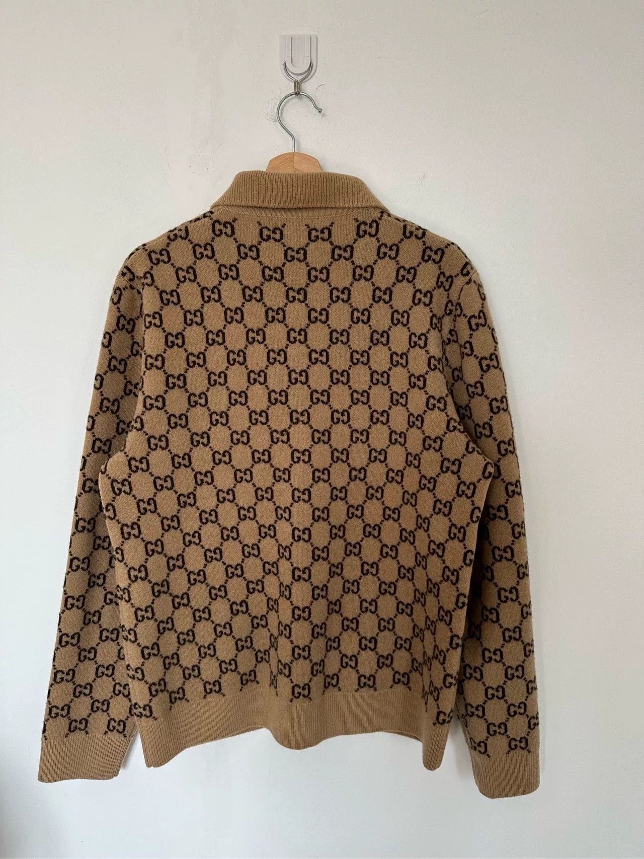 Gucci Gucci GG Monogram Wool Cardigan Size US S / EU 44-46 / 1 - 2 Thumbnail