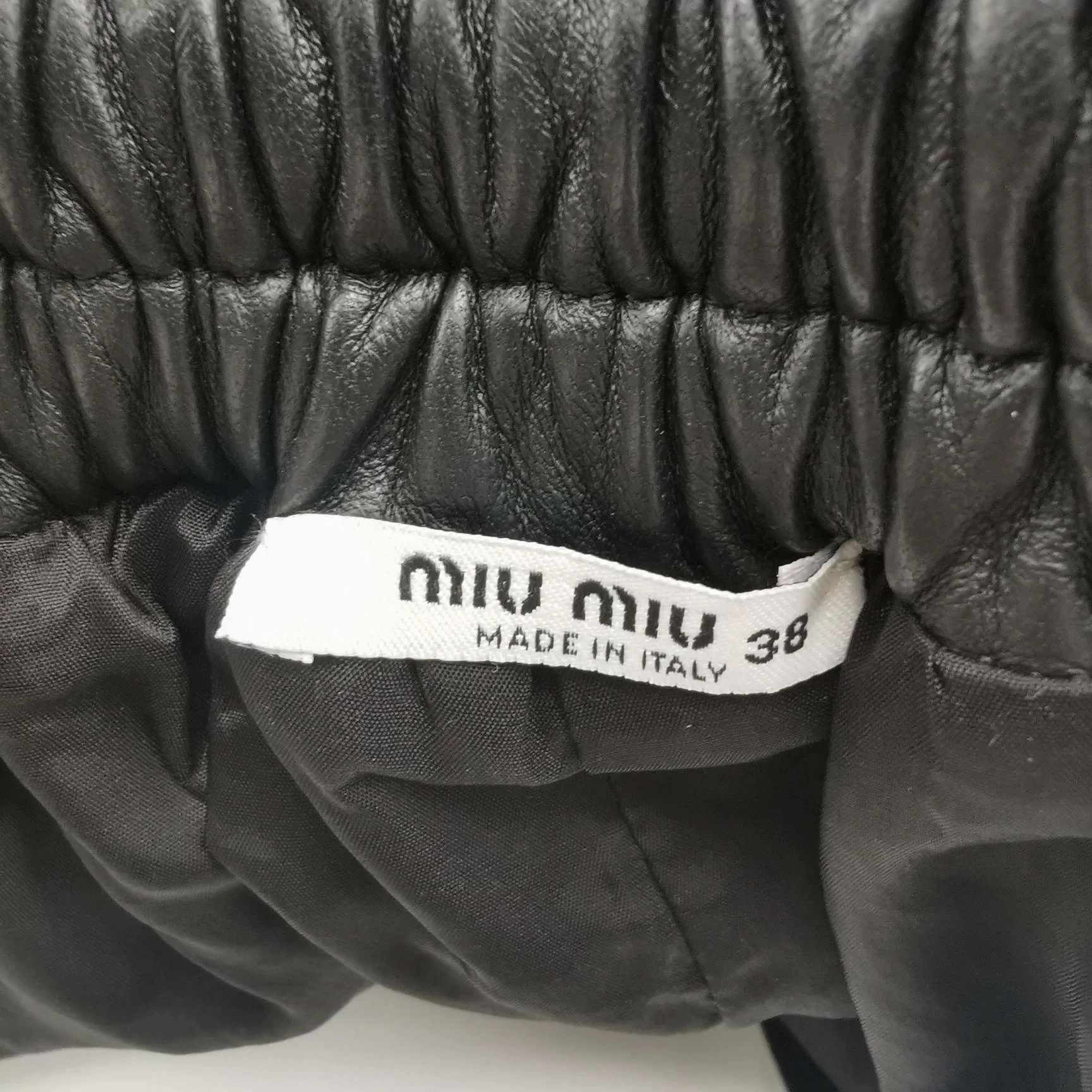 Miu Miu miu miu leather casual pants with stripes Size US 38 / EU 54 - 6 Thumbnail