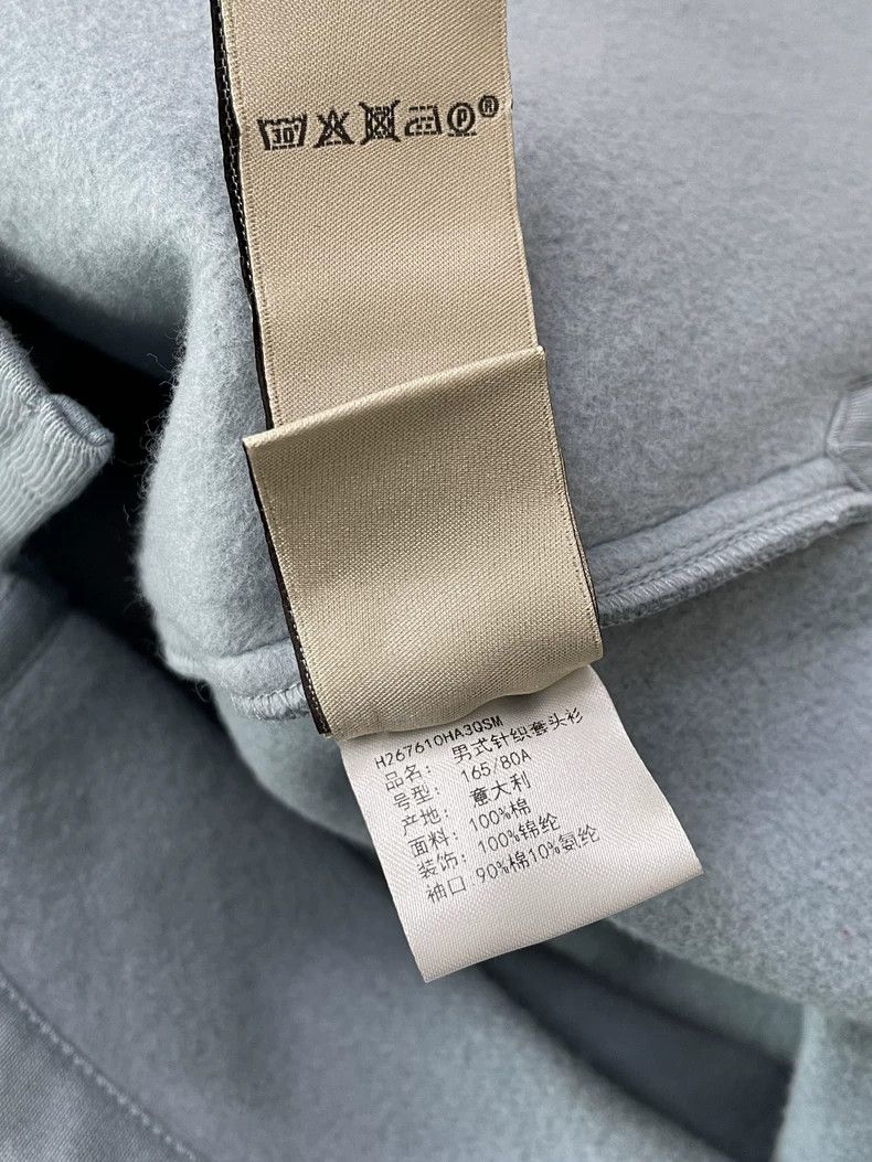 Hermes Hermes Blue Paneled Hooded Sweatshirt Size US S / EU 44-46 / 1 - 7 Thumbnail