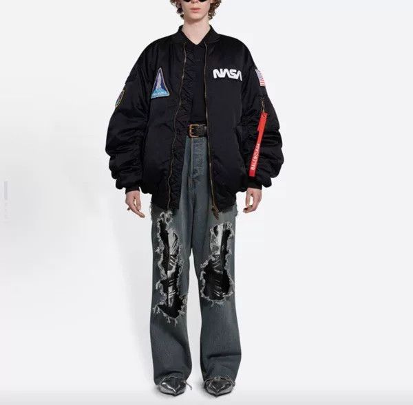 Balenciaga Balenciaga NASA Logo Pilot Jacket Size US L / EU 52-54 / 3 - 5 Thumbnail