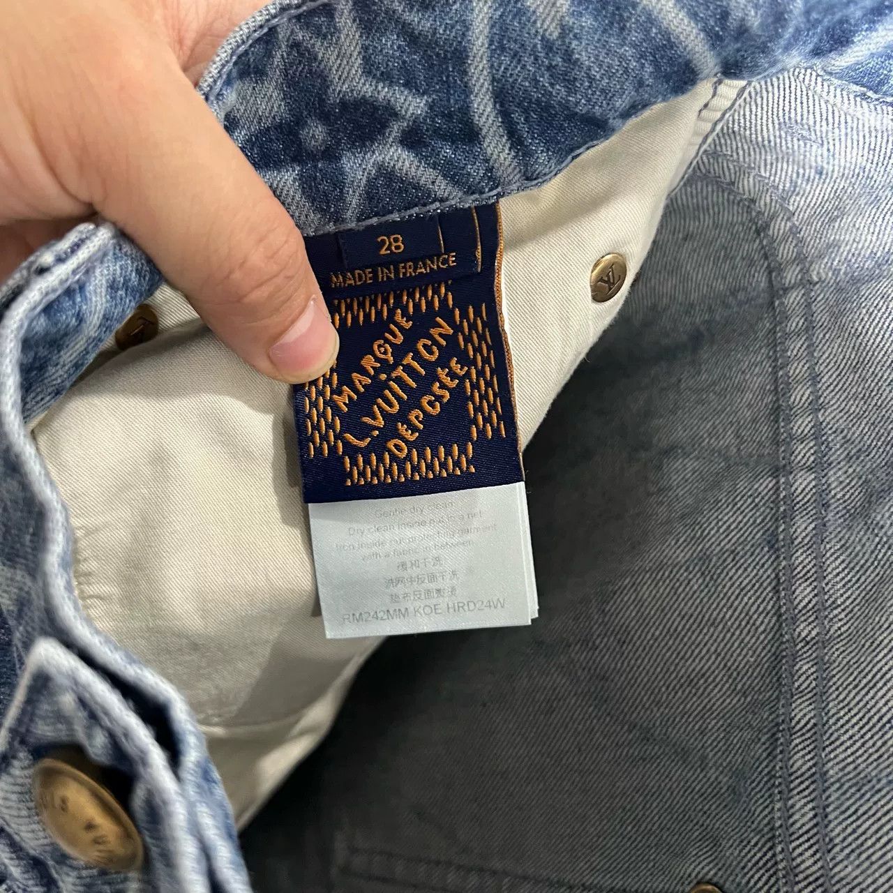 Louis Vuitton Louis Vuitton Monogram Denim Shorts R0413 Size US 28 / EU 44 - 5 Thumbnail