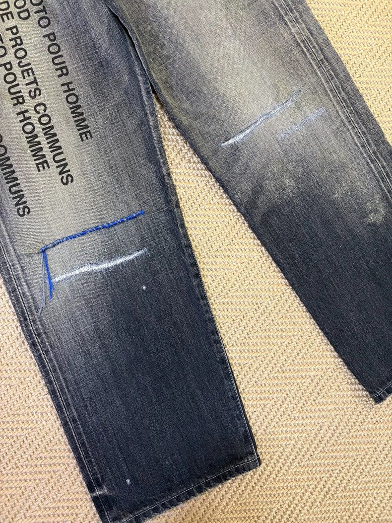Yohji Yamamoto Neighborhood x Yohji Yamamoto Distressed Jeans Size US 26 / EU 42 - 4 Thumbnail
