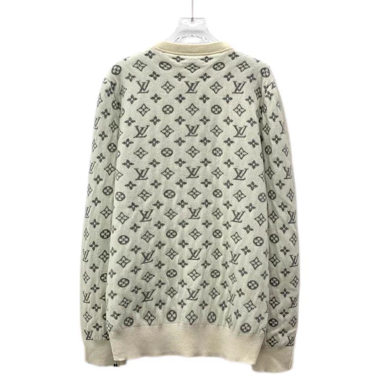 Louis Vuitton Louis Vuitton Beige Monogram Cashmere Sweater Size US S / EU 44-46 / 1 - 2 Thumbnail