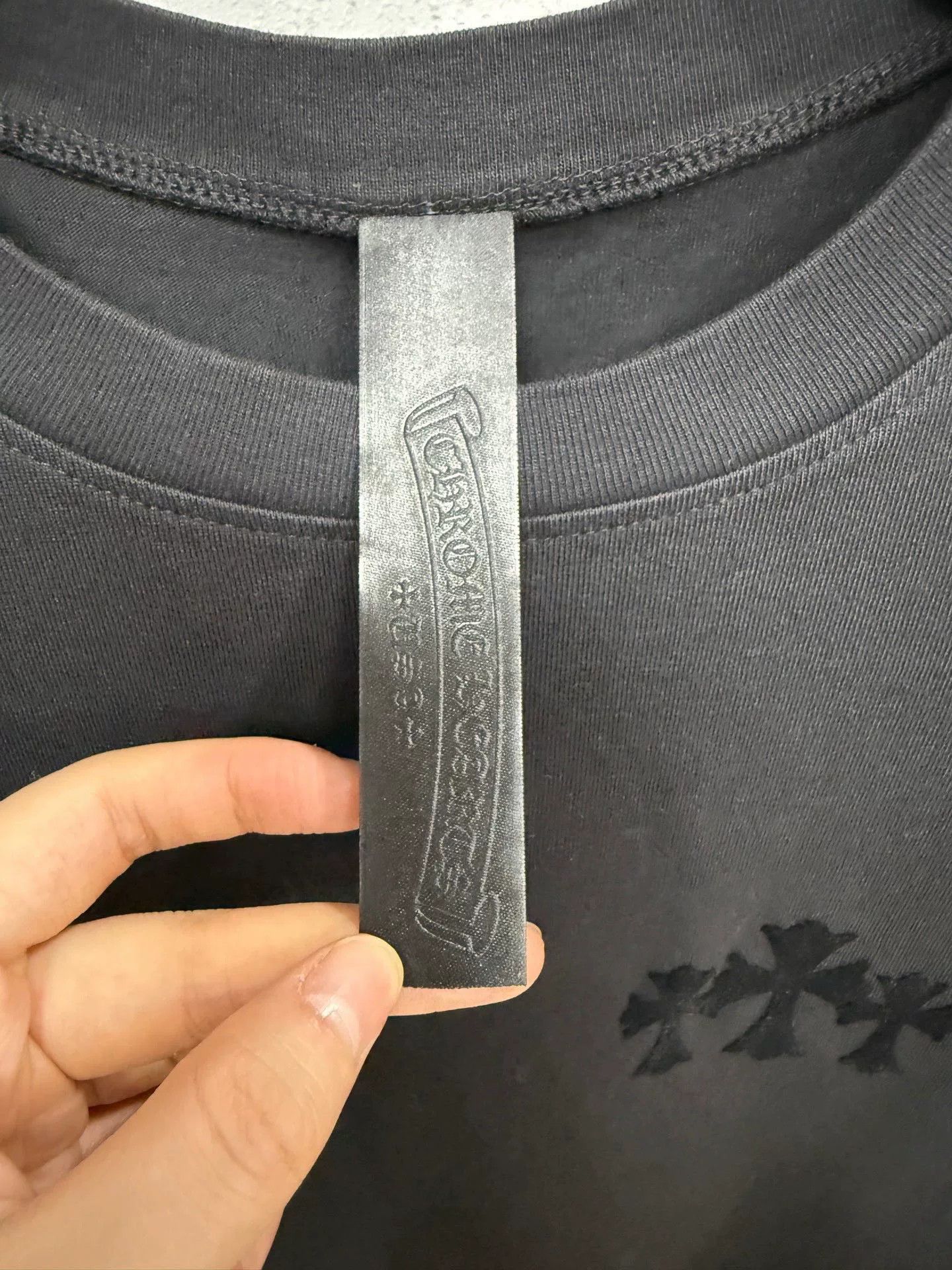 Chrome Hearts Chrome Hearts Black Velvet Cross Longsleeve Size US M / EU 48-50 / 2 - 4 Thumbnail