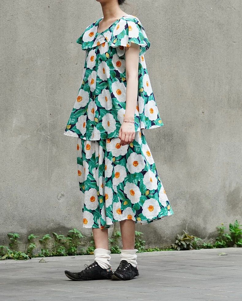 Kenzo Kenzo 1981SS Opium Print Cotton Set Size US 36 / EU 52 - 5 Thumbnail