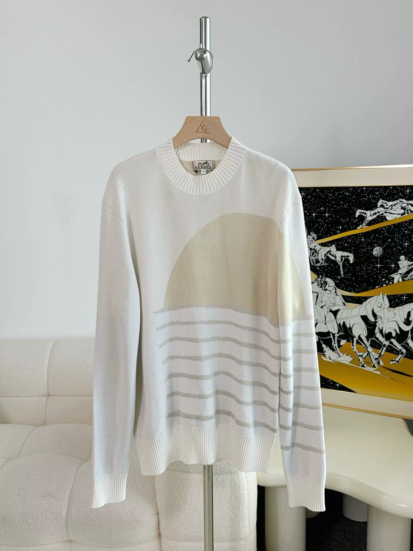 Hermes Hermes Men's Cashmere Sweater Size US M / EU 48-50 / 2 - 7 Thumbnail