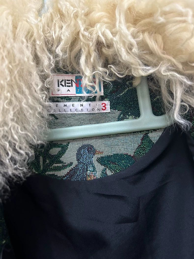 Kenzo KENZO Tiger Head Fur Collar Coat Size US M / EU 48-50 / 2 - 2 Thumbnail