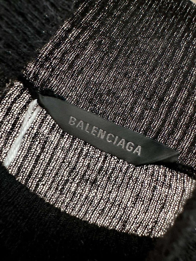 Balenciaga Balenciaga Black Knit Dress L Size US L / EU 52-54 / 3 - 3 Thumbnail