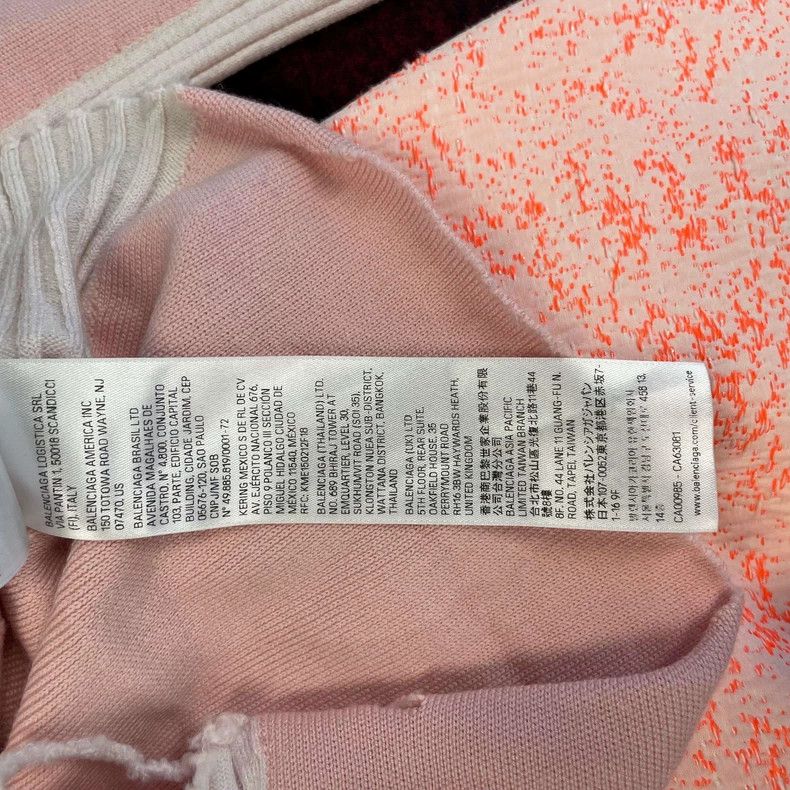 Balenciaga Balenciaga Pink Knit Jacket M Size US M / EU 48-50 / 2 - 5 Thumbnail