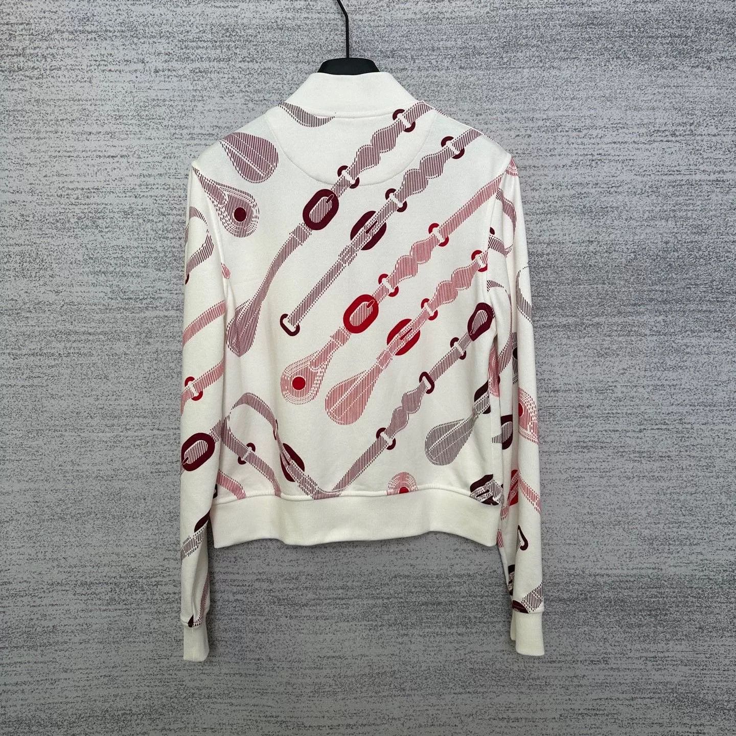 Hermes Hermes Chain Rope Print Jacket Coat Size US S / EU 44-46 / 1 - 3 Thumbnail