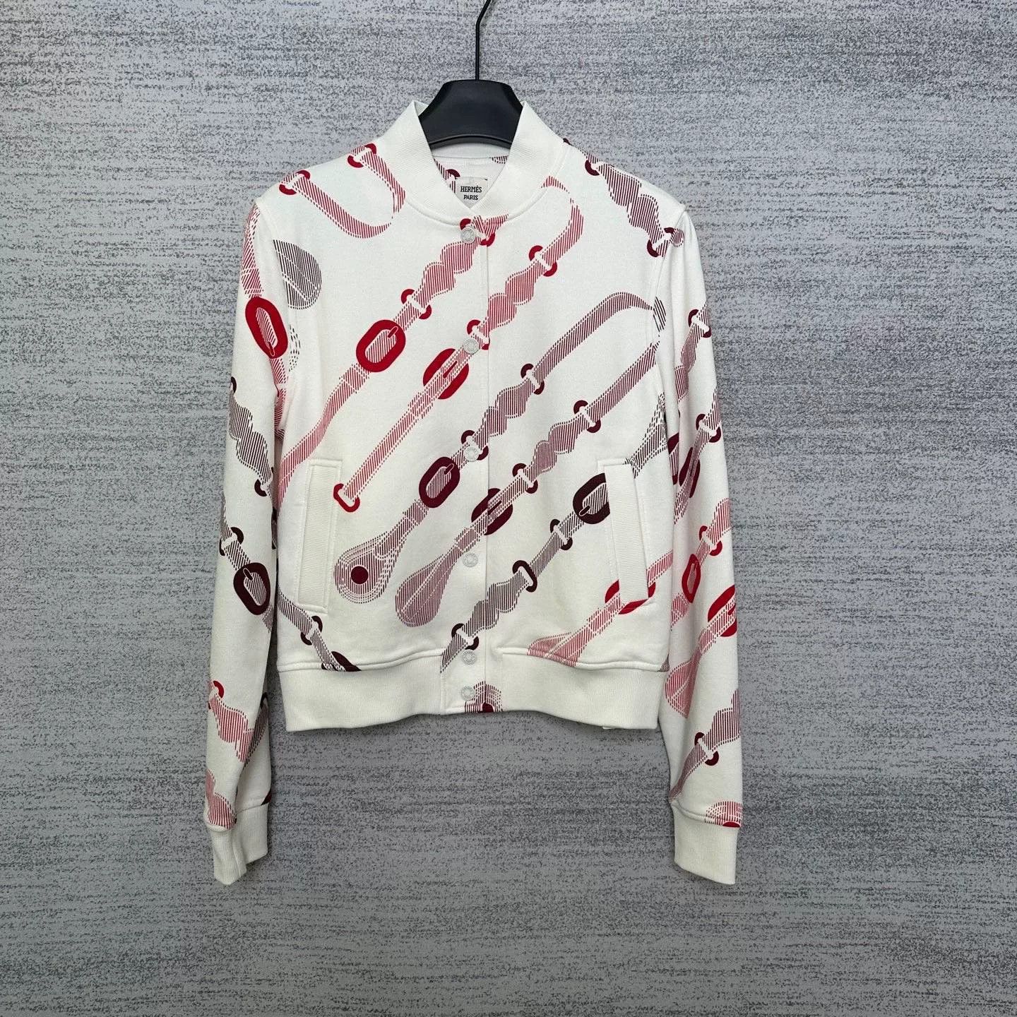 Hermes Hermes Chain Rope Print Jacket Coat Size US S / EU 44-46 / 1 - 2 Thumbnail