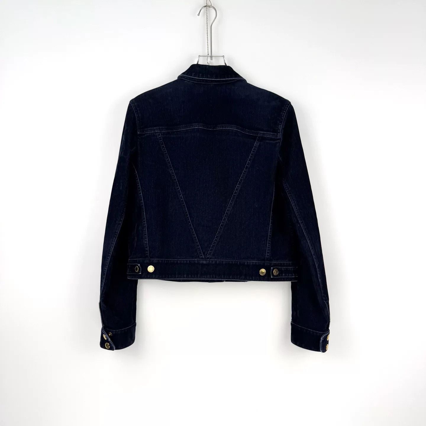 Louis Vuitton LV Washed Blue Denim Jacket Gold Button Size US XL / EU 56 / 4 - 4 Thumbnail
