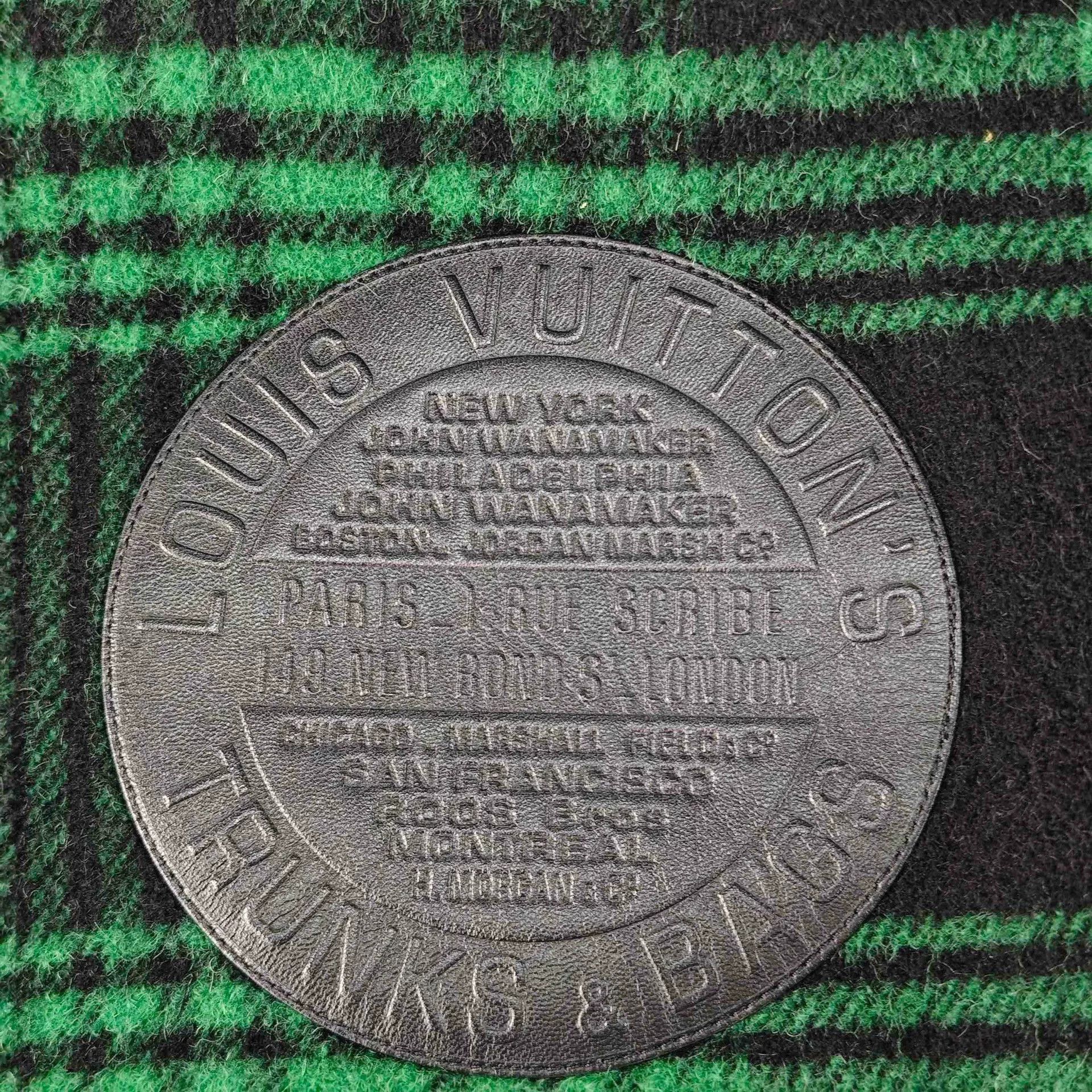 Louis Vuitton Green Plaid Wool Hooded Jacket Size US XS / EU 42 / 0 - 7 Thumbnail