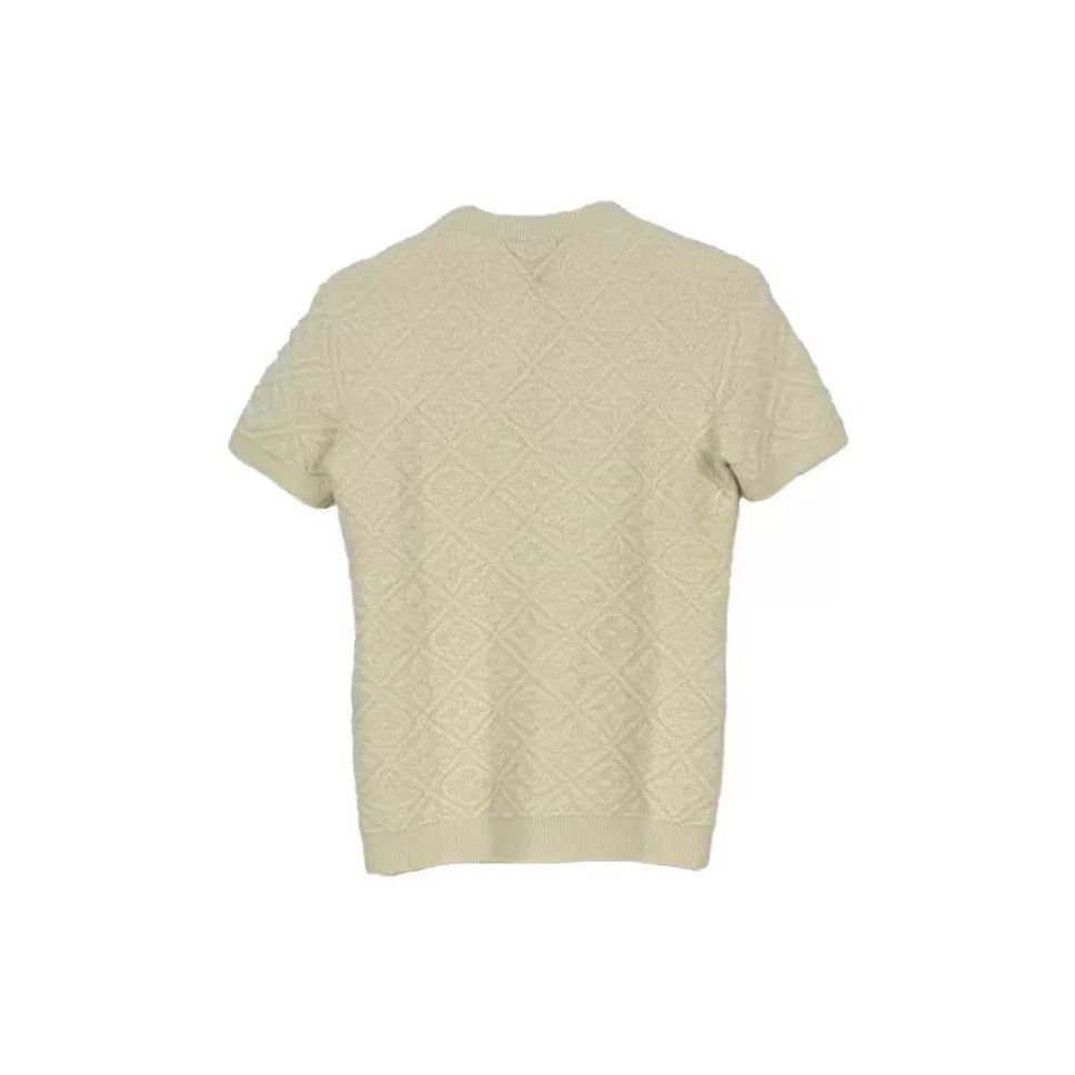 Louis Vuitton Louis Vuitton White Logo Wool Sweater Size US S / EU 44-46 / 1 - 2 Thumbnail