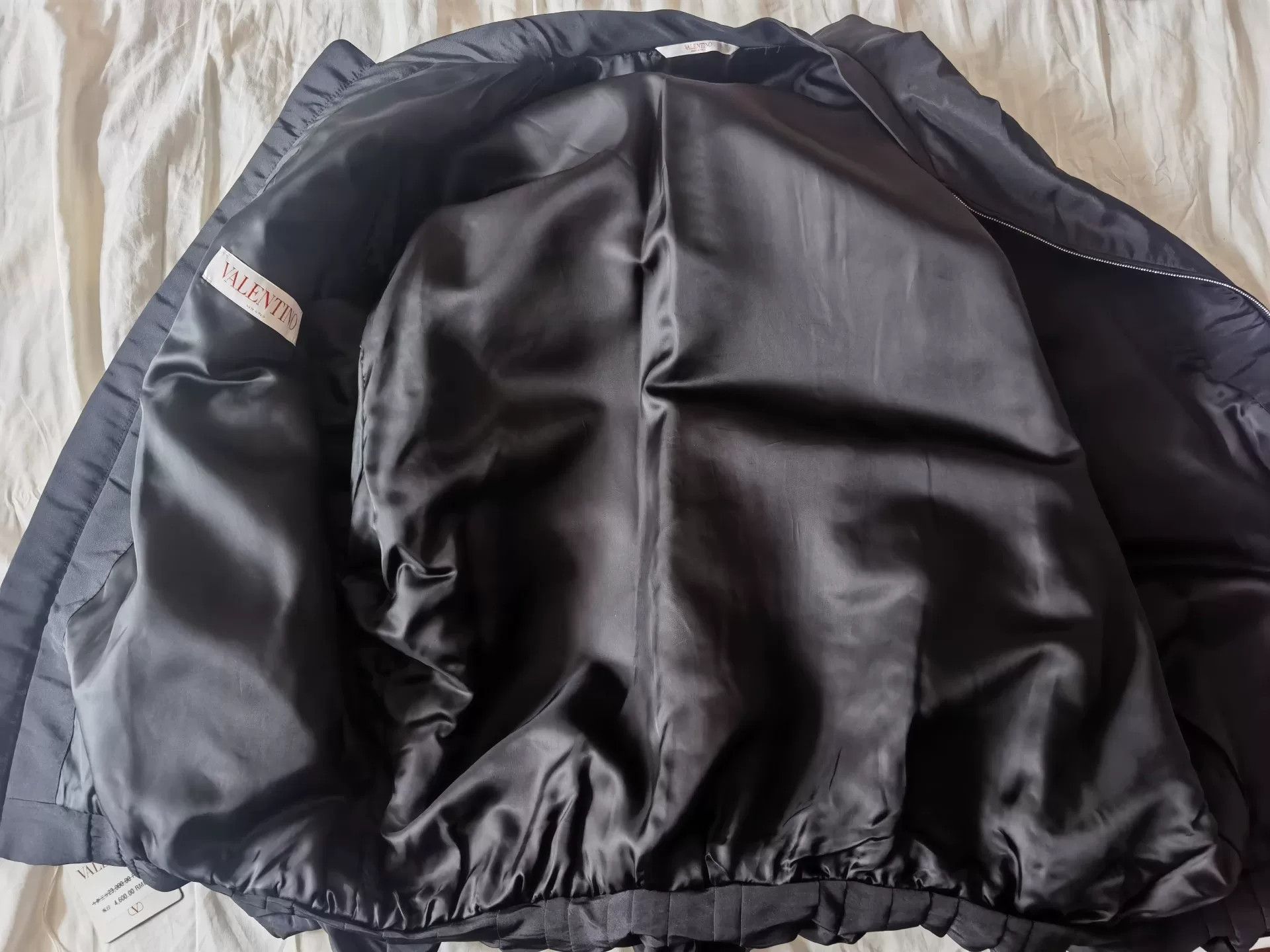 Valentino Valentino Silk Outerwear Jacket Size US XL / EU 56 / 4 - 2 Thumbnail