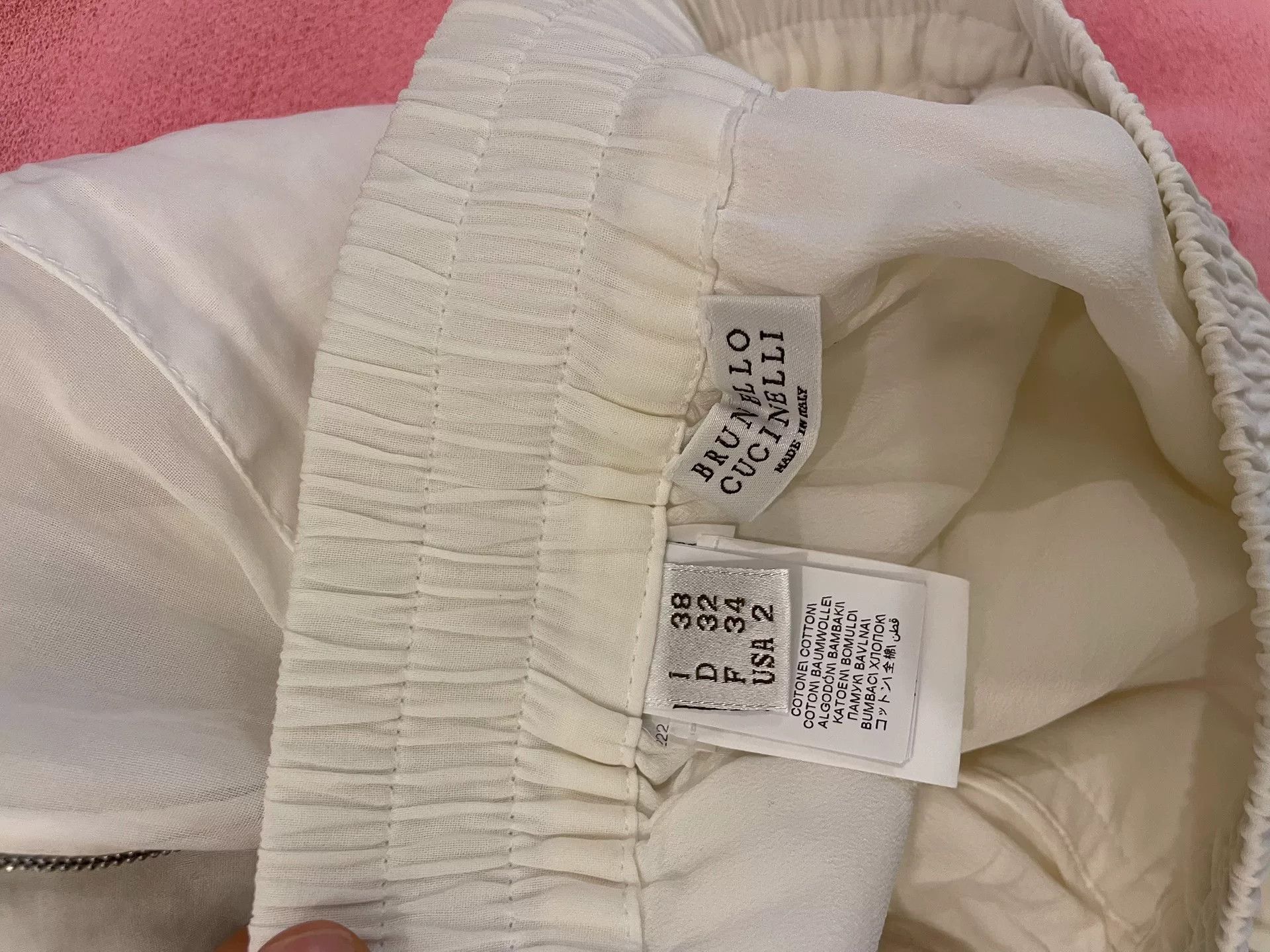 Brunello Cucinelli Brunello Cucinelli White Tracksuit Set Size US S / EU 44-46 / 1 - 7 Thumbnail